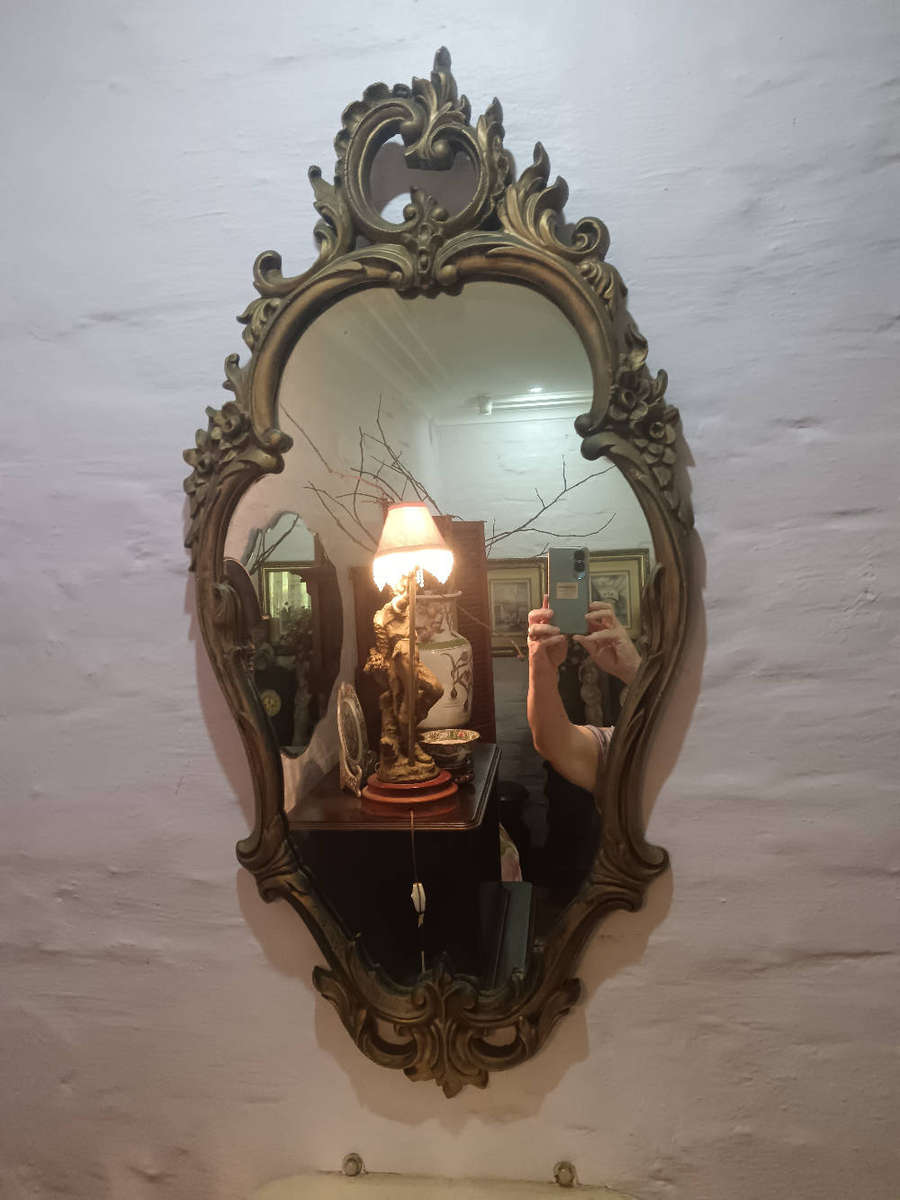 Vintage Baroque Framed Mirror
