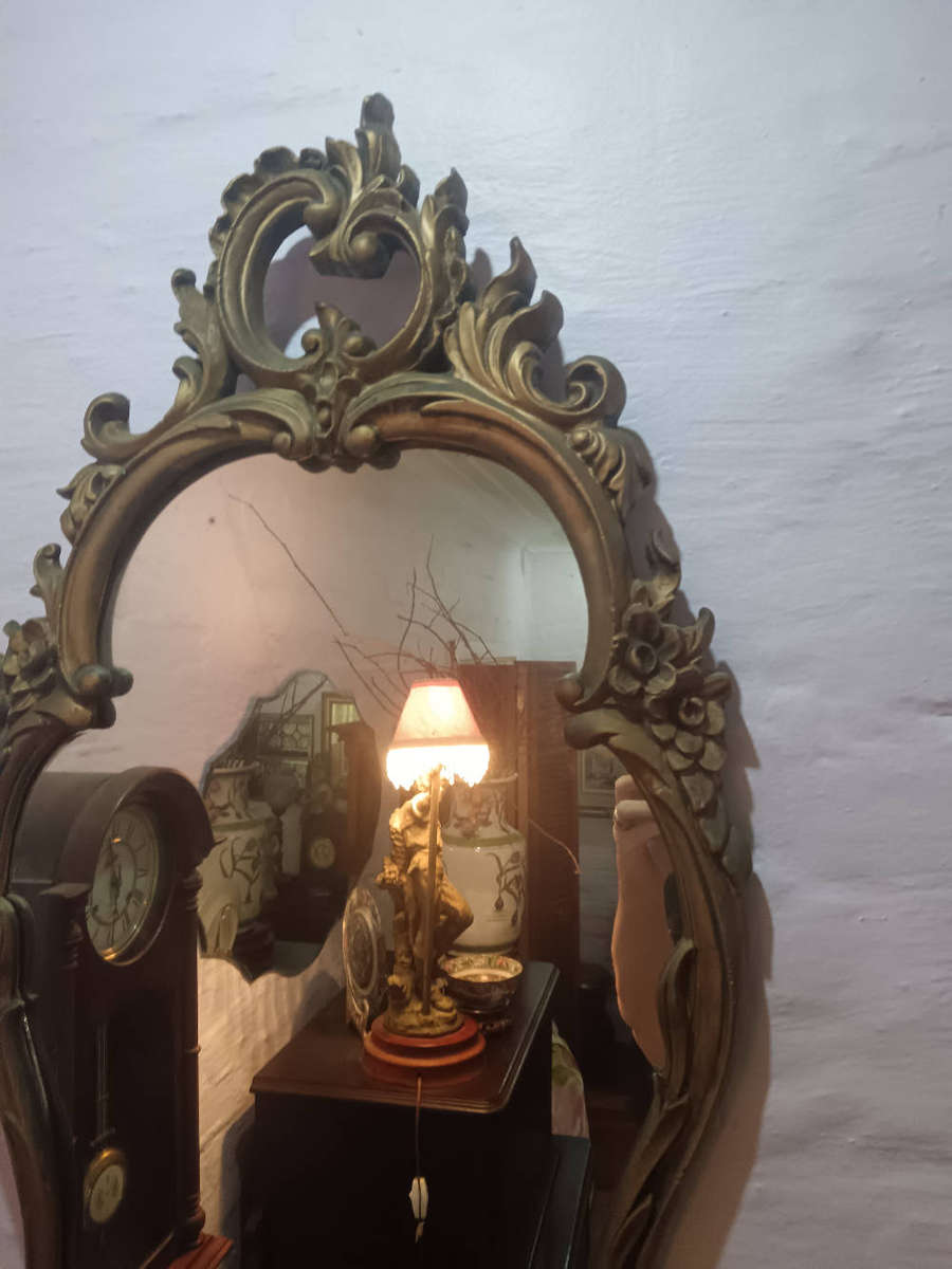 Vintage Baroque Framed Mirror