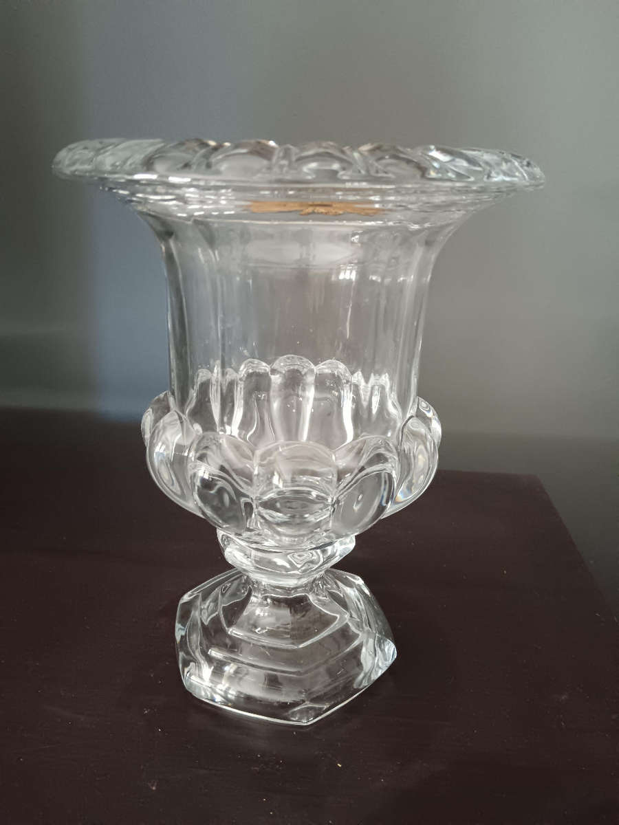 Crystal Glass Urn Vase