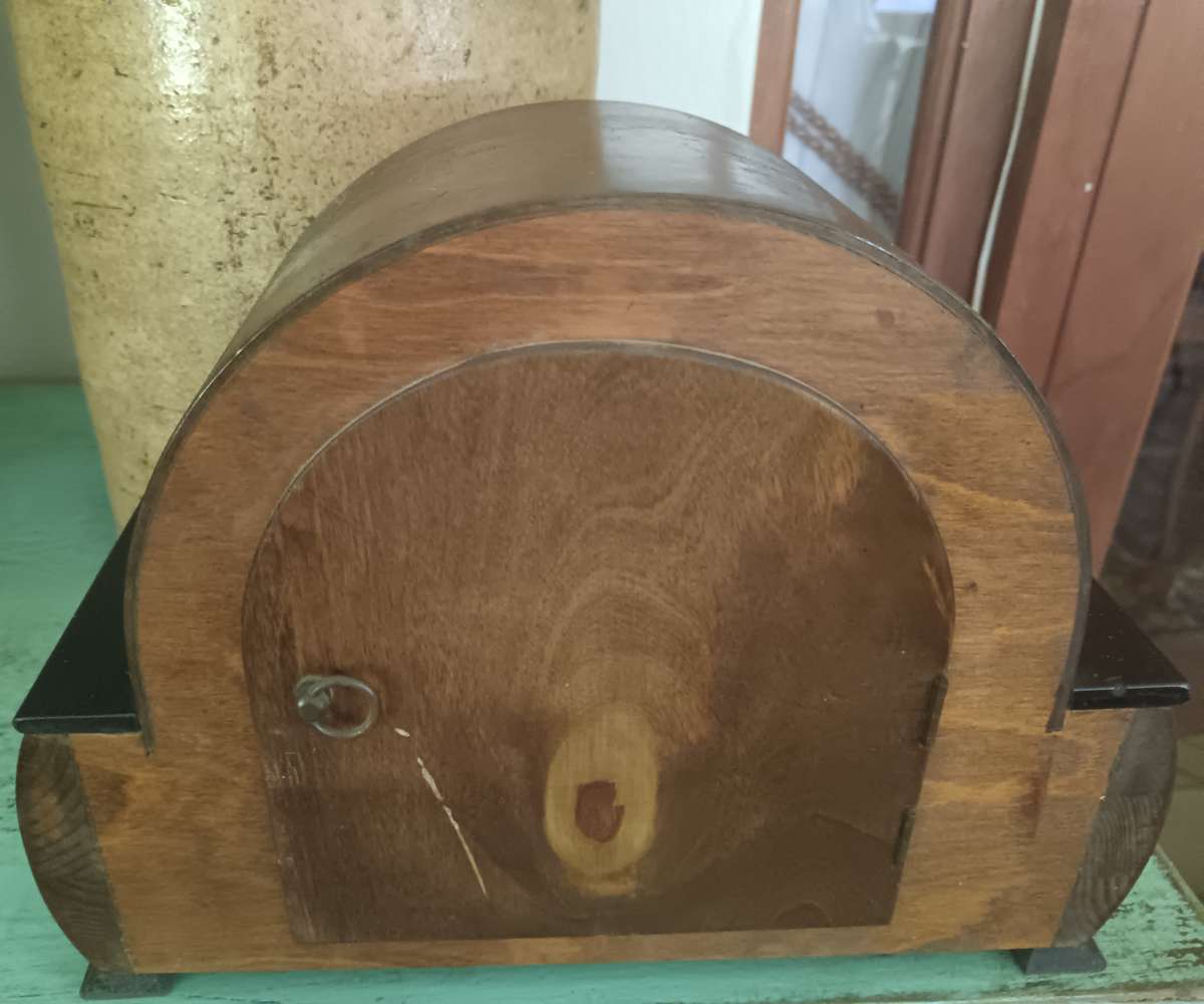 Juba Wooden Mantel Clock Working