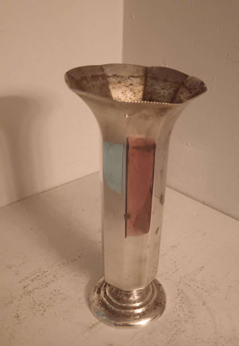Silver Plated Bud Vase