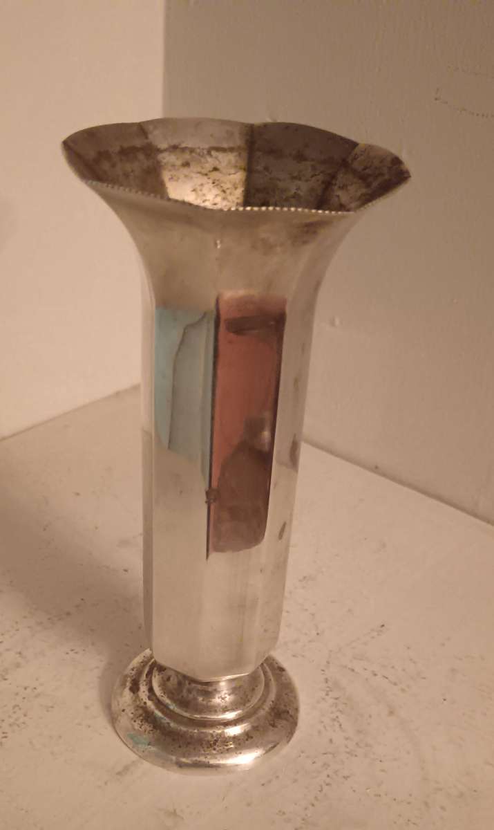 Silver Plated Bud Vase