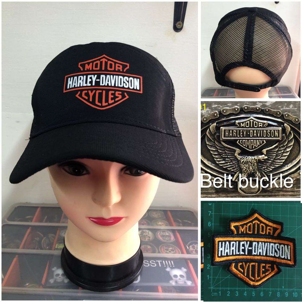 Harley D gift set - Cap / belt buckle / cloth patch
