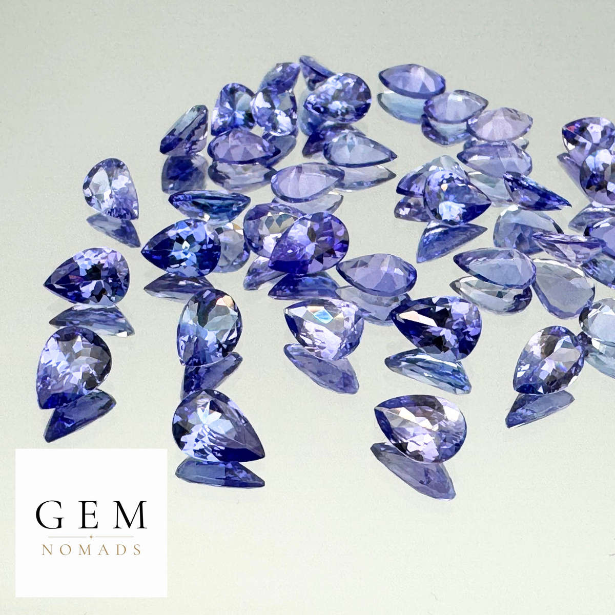 7mm x 5mm Pear-Cut Tanzanites