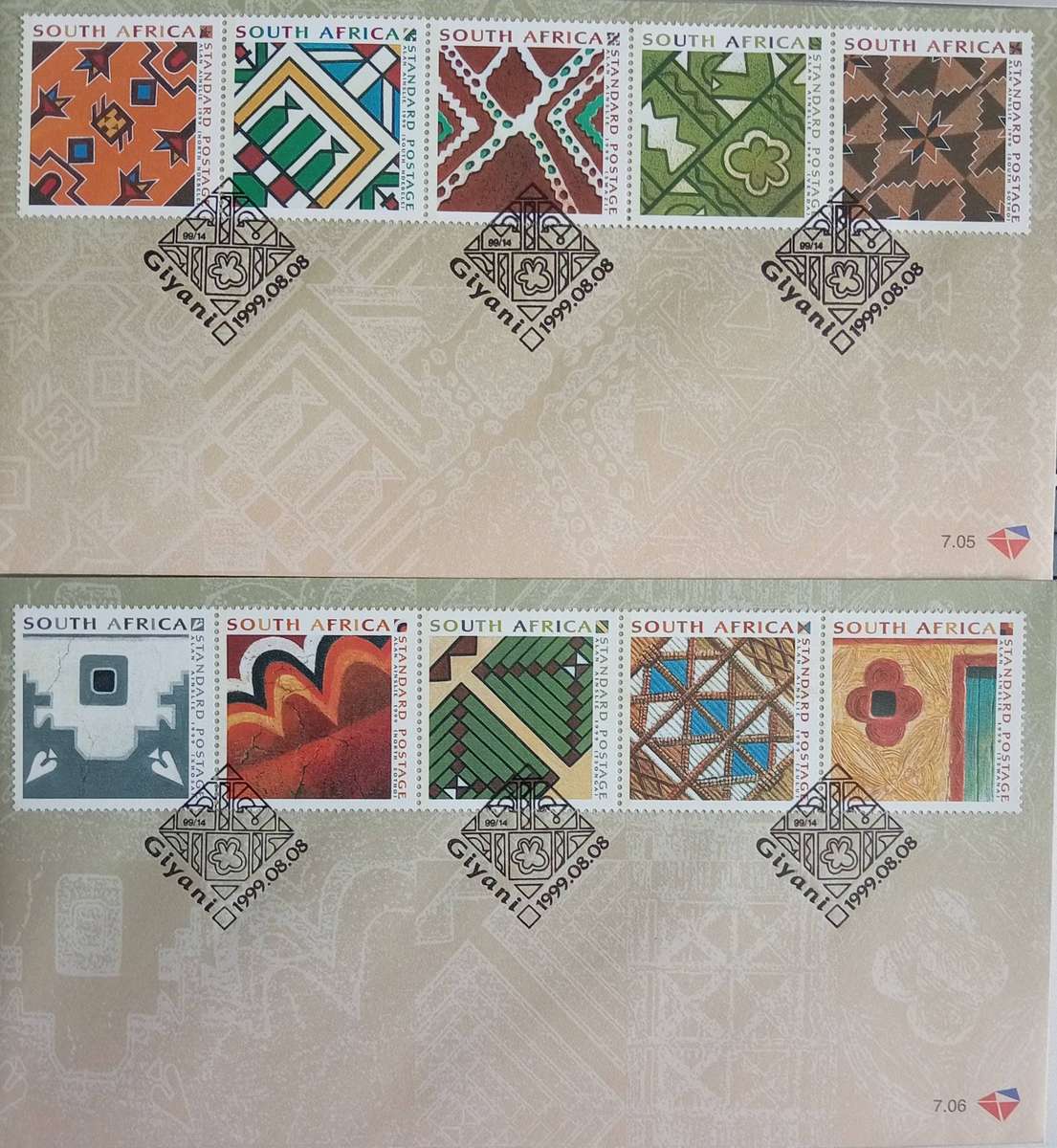 RSA FDC 7.05 & 7.06 TRADITIONAL ART 1999