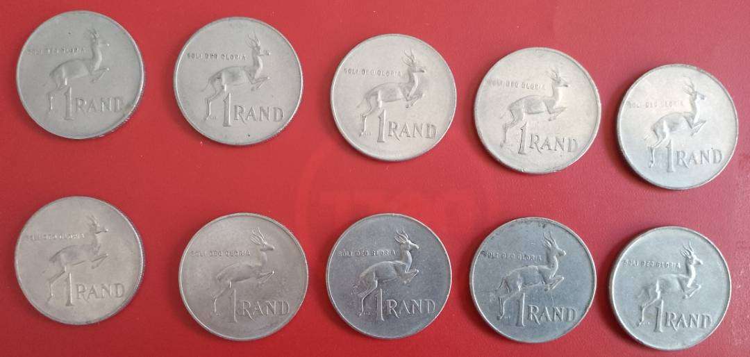RSA R1 NICKEL COINS X10