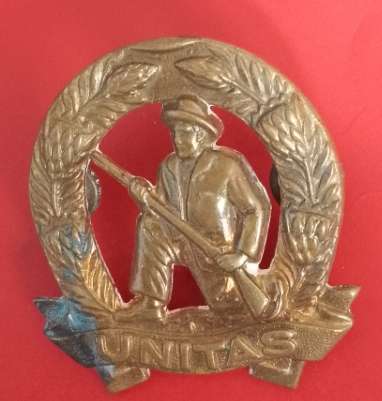 Large SADF `Unitas` Commando Cap Badge.