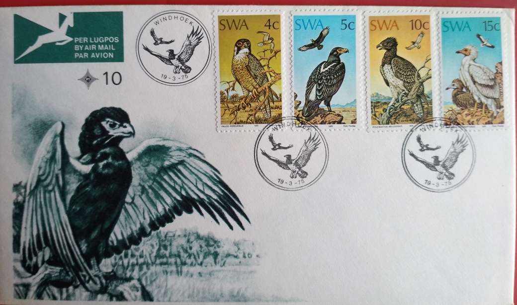 SWA #10 PROTECTED BIRDS OF PREY FDC
