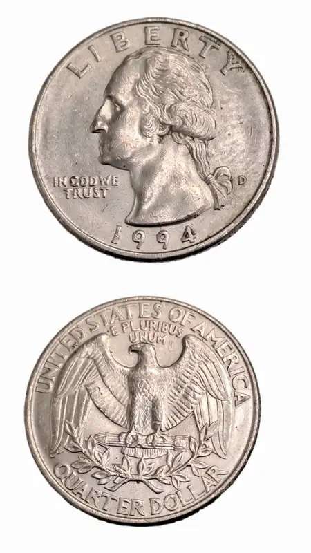 usa liberty quarter dollar 1994