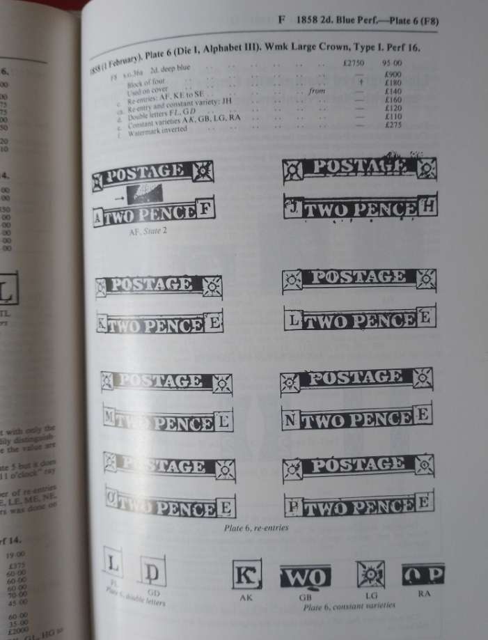 GB PENNY BLACK/BLUE CATALOGUE 1983 FOR PLATE NUMBERS -MUST HAVE FOR COLLECTORS OF THEM !!