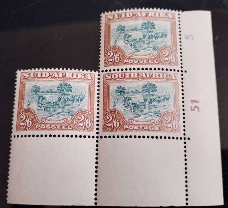 HYPHENATED AND SCREEN PICTORIAL 1947-54 SACC#120b 2s6d HEATWAVE EFFECT ON HILLS MNH