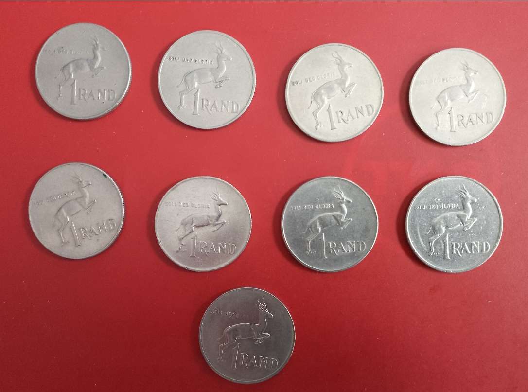 RSA x9 NICKEL R1 COINS