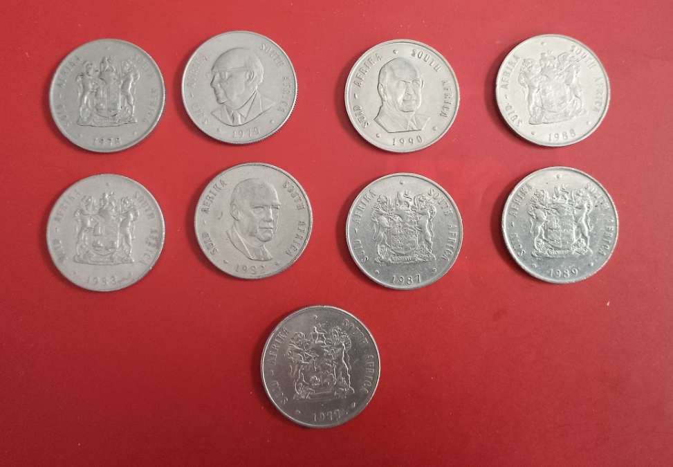 RSA x9 NICKEL R1 COINS