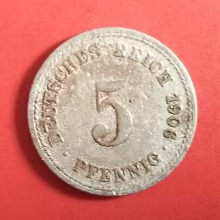 Germany 5 pfennig 1905