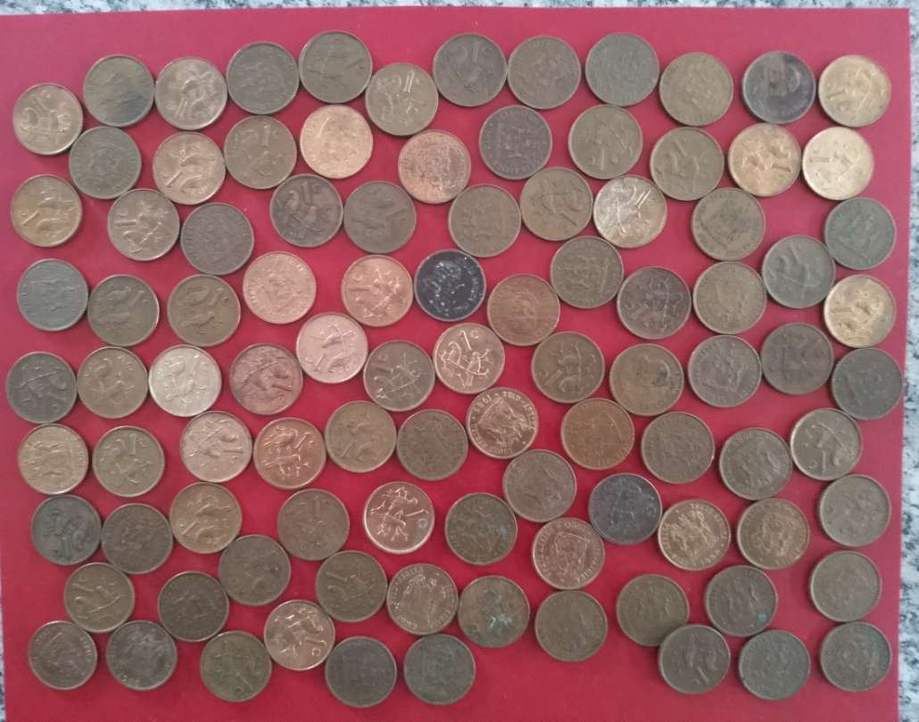 RSA 1 CENTS X100 COINS