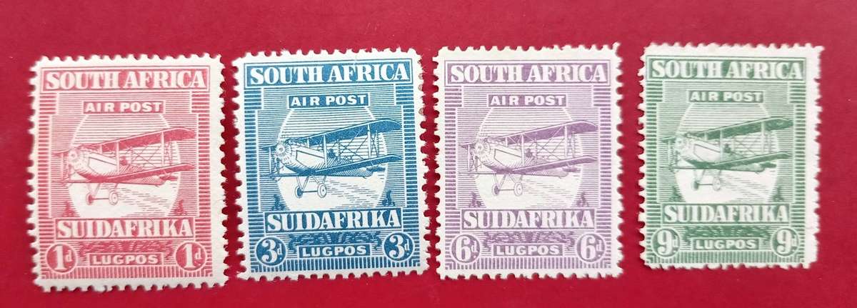 UNION 1925 FIRST AIRMAIL ISSUE SET MINT