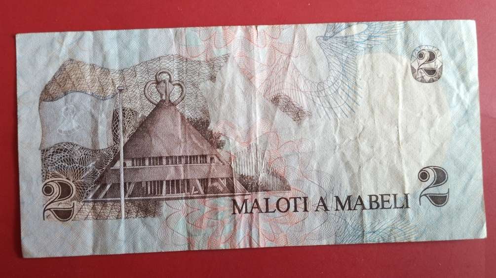 LESOTHO BANK NOTE 2 MALOTI -SEE SCANS