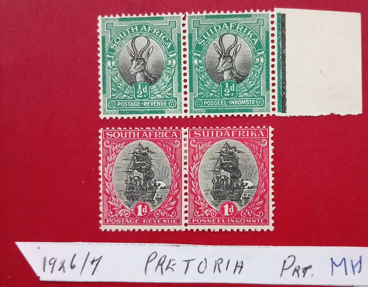 UNION PRETORIA PRINTING 1926/7 MH