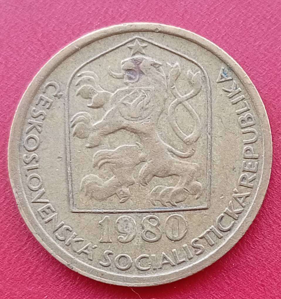 CESKOSLOVENSKA 20 KORUNA COIN  1980