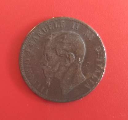 ITALIAN 10 CENT COPPER 1867