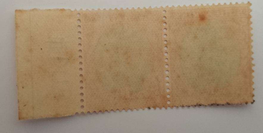 UNION HYPENATED CYLINDER ISSUE 16 VARIET ROW 5/5 RED DOT IN 1 OF 1d
