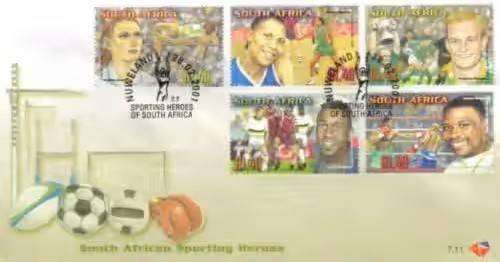 RSA FDC #7.11 SPORTING HEROES 2001
