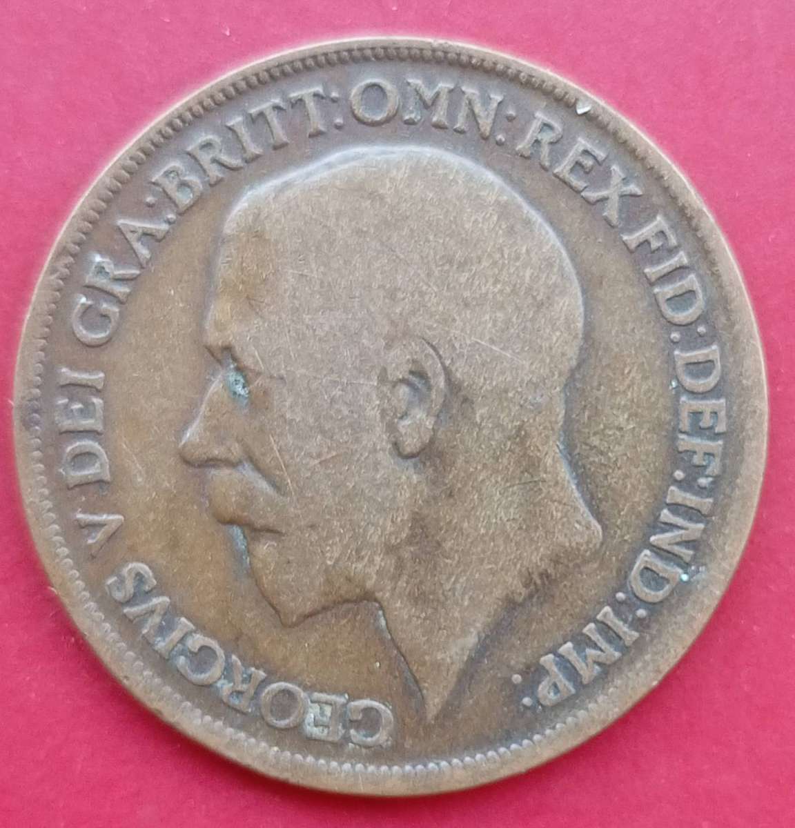 GB ONE PENNY 1919