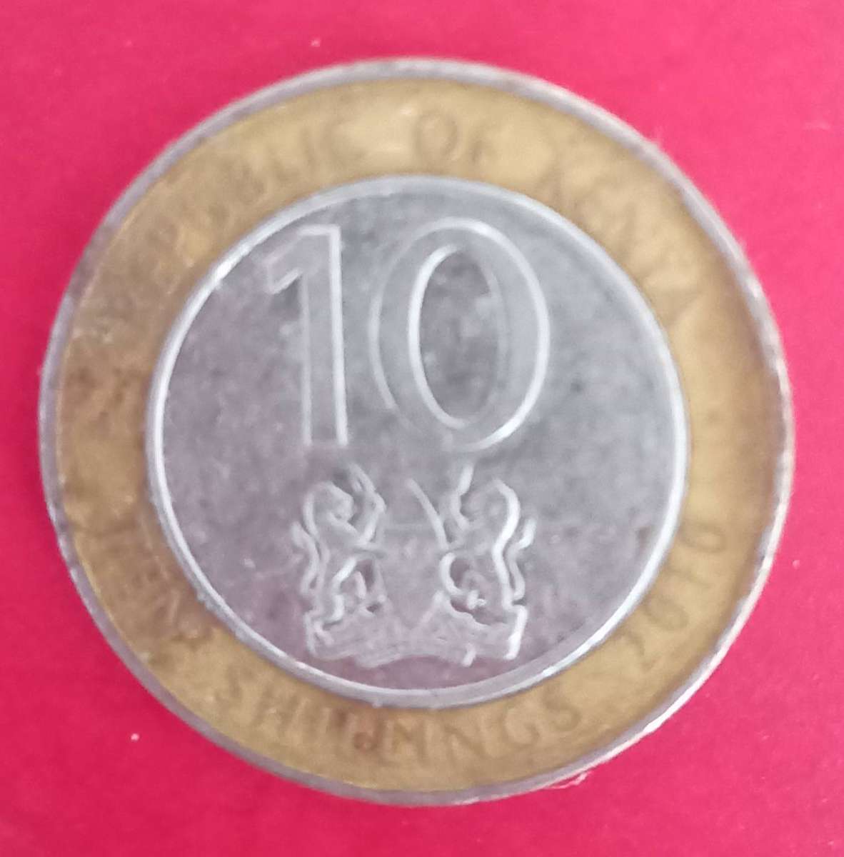 Kenya 10 Shillings 1997 Coin Circulated