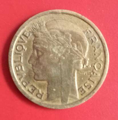 FRANCE 1 FRANC COIN 1940
