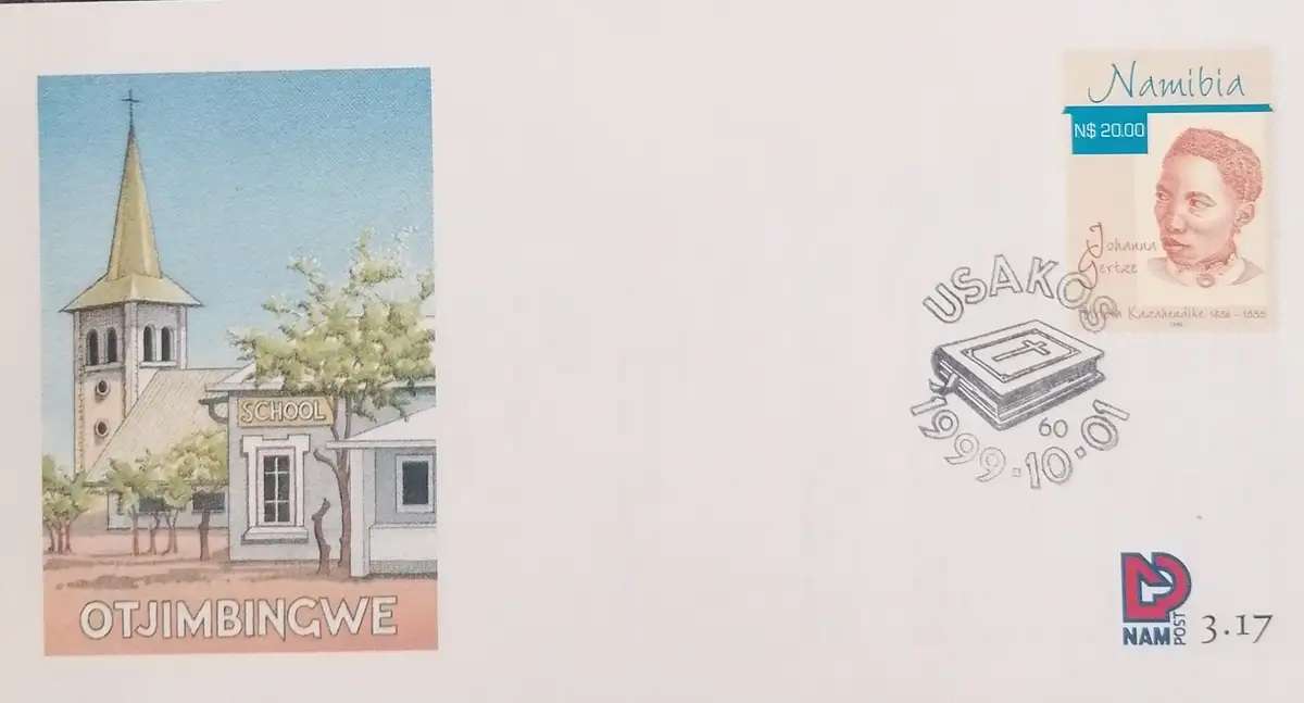 Namibia - 1999 Johanna Gertze FDC 3.17