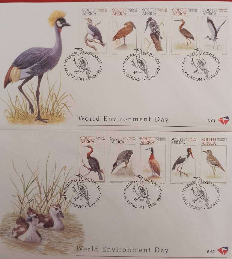 RSA FDC#6.62 & 6.63 WORLD ENVIROMENT DAY 1997
