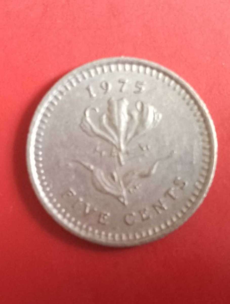 Rhodesia 5 cent 1975. Coin
