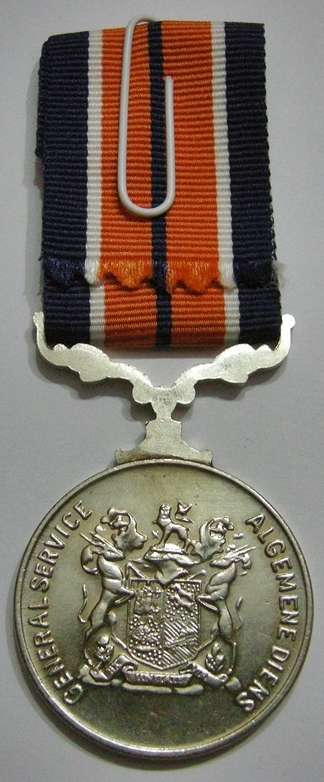 Full Size General Service Medal Numbered on Rim