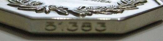 Full Size Medal Set of Six with Full Size Cunene Bar