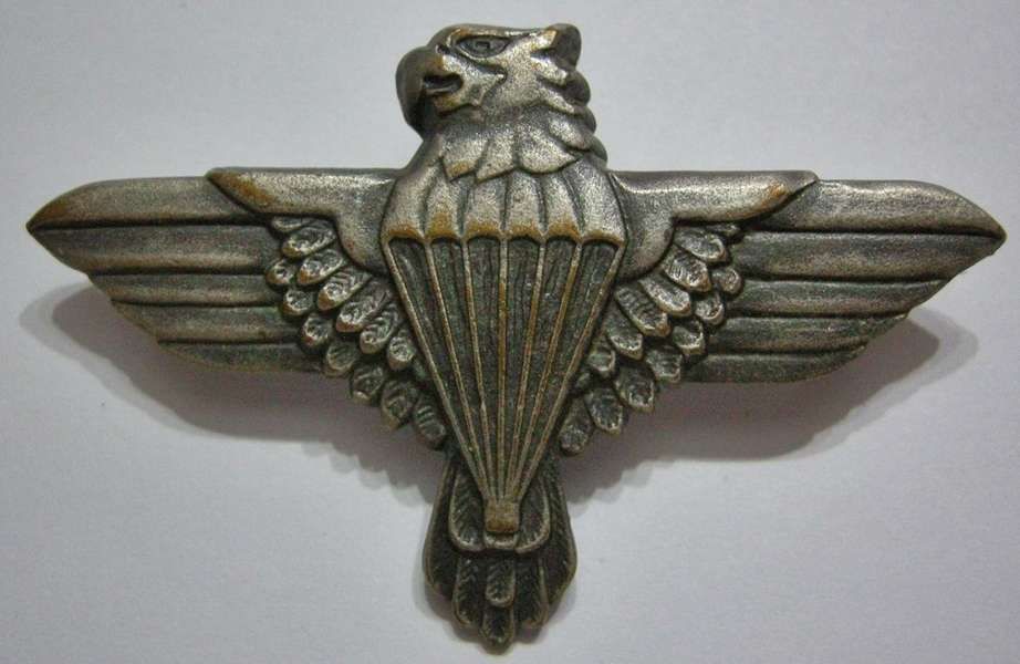 44 Parachute Brigade Grey Metal Beret Badge Pin Type Dinnes 303
