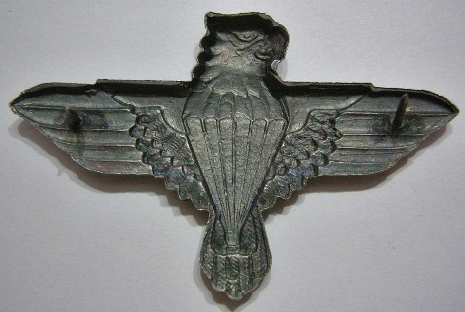 44 Parachute Brigade Grey Metal Beret Badge Pin Type Dinnes 303