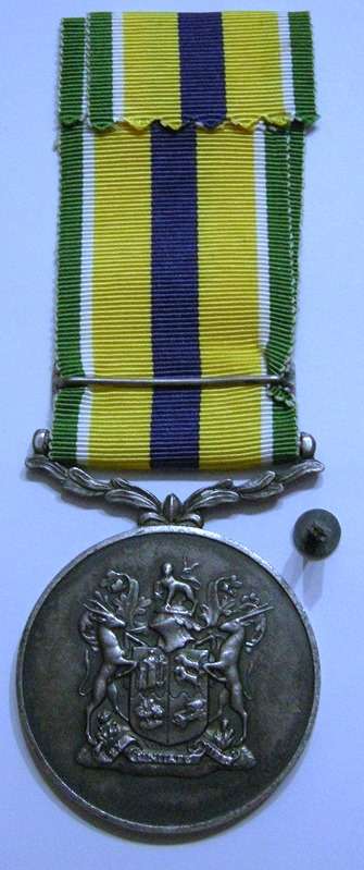 Full Size De Wet Decoration Numbered 1 on Rim w/ Bar & Button