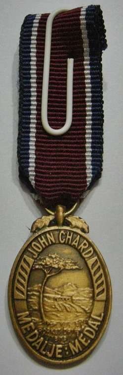 Miniature John Chard Medal Voided Acorn Light Type