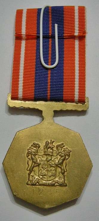 Full Size Pro Patria Medal Numbered at Back Note Chip in Enamel @ Top Left of Aloe