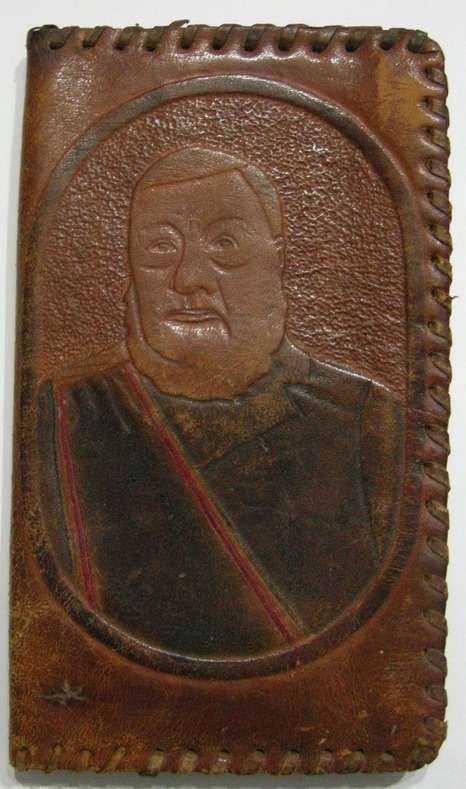 ZAR Paul Kruger Leather Wallet Size Closed 169mm x 97mm See Pictures for Condition