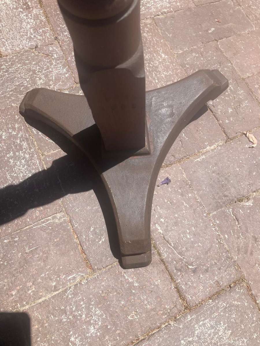 Vintage Cast Iron and Oregan Lecturn or Bible Stand