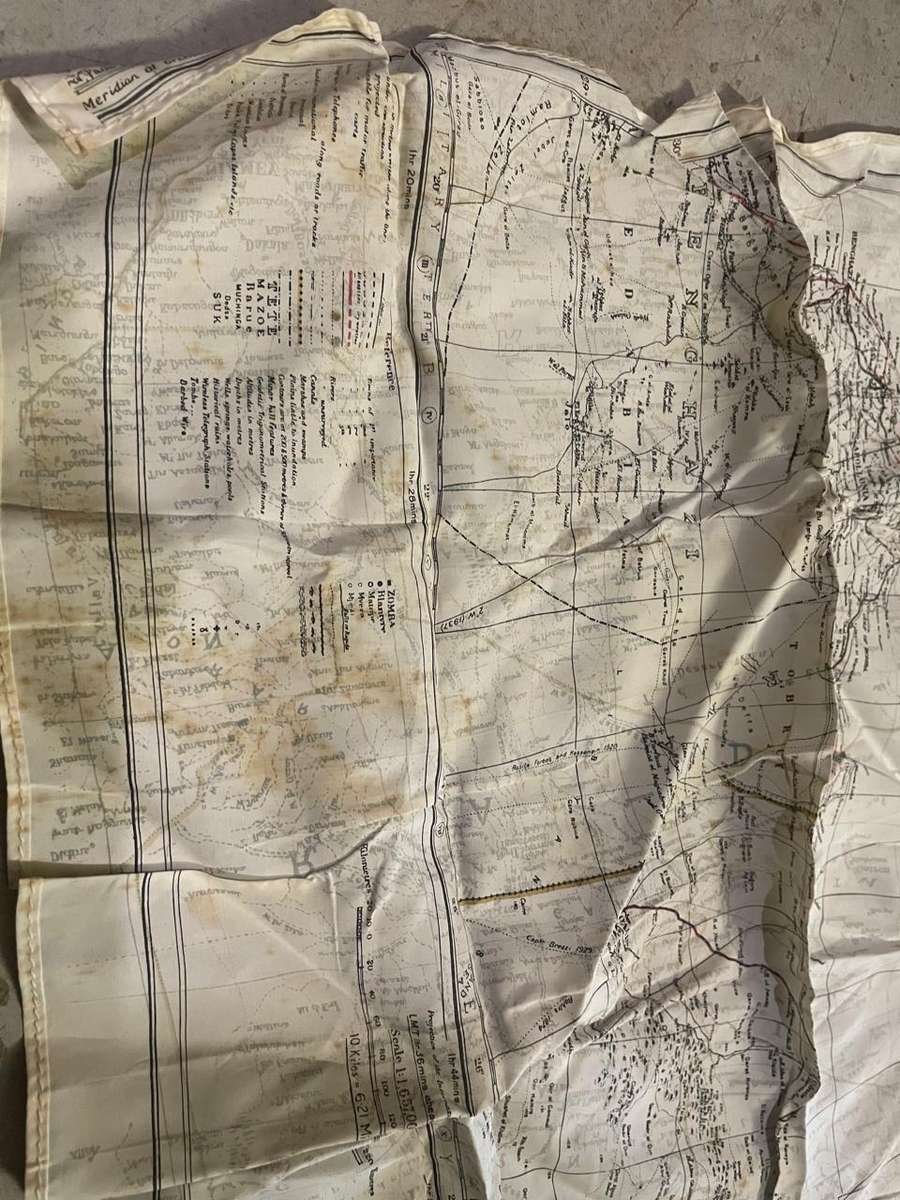 WW11 Pilots Escape Map
