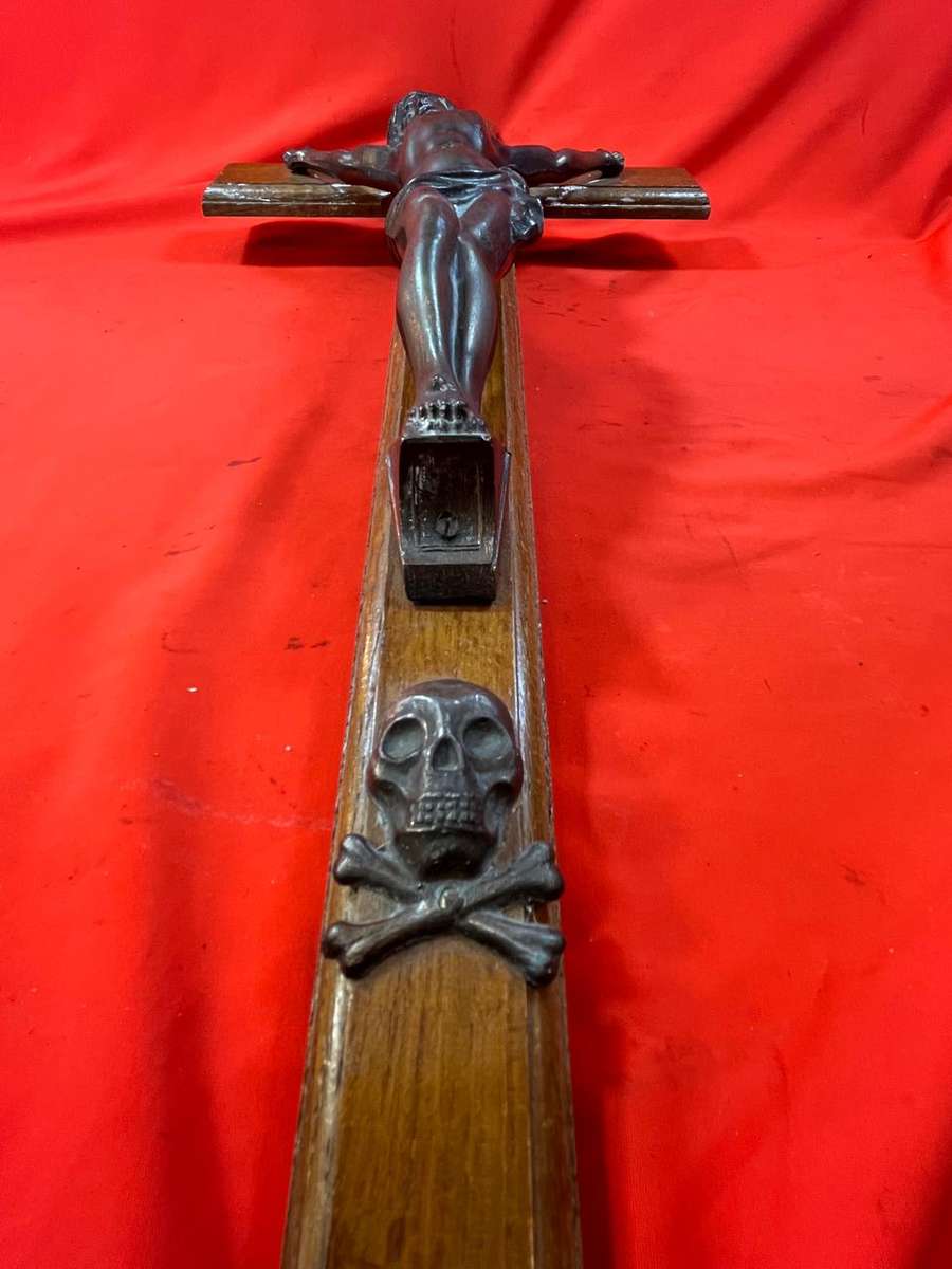 Crucifix ( Wood and Metal ) 60 cm