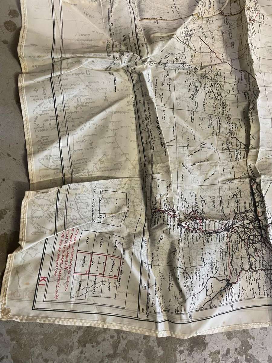 WW11 Pilots Escape Map