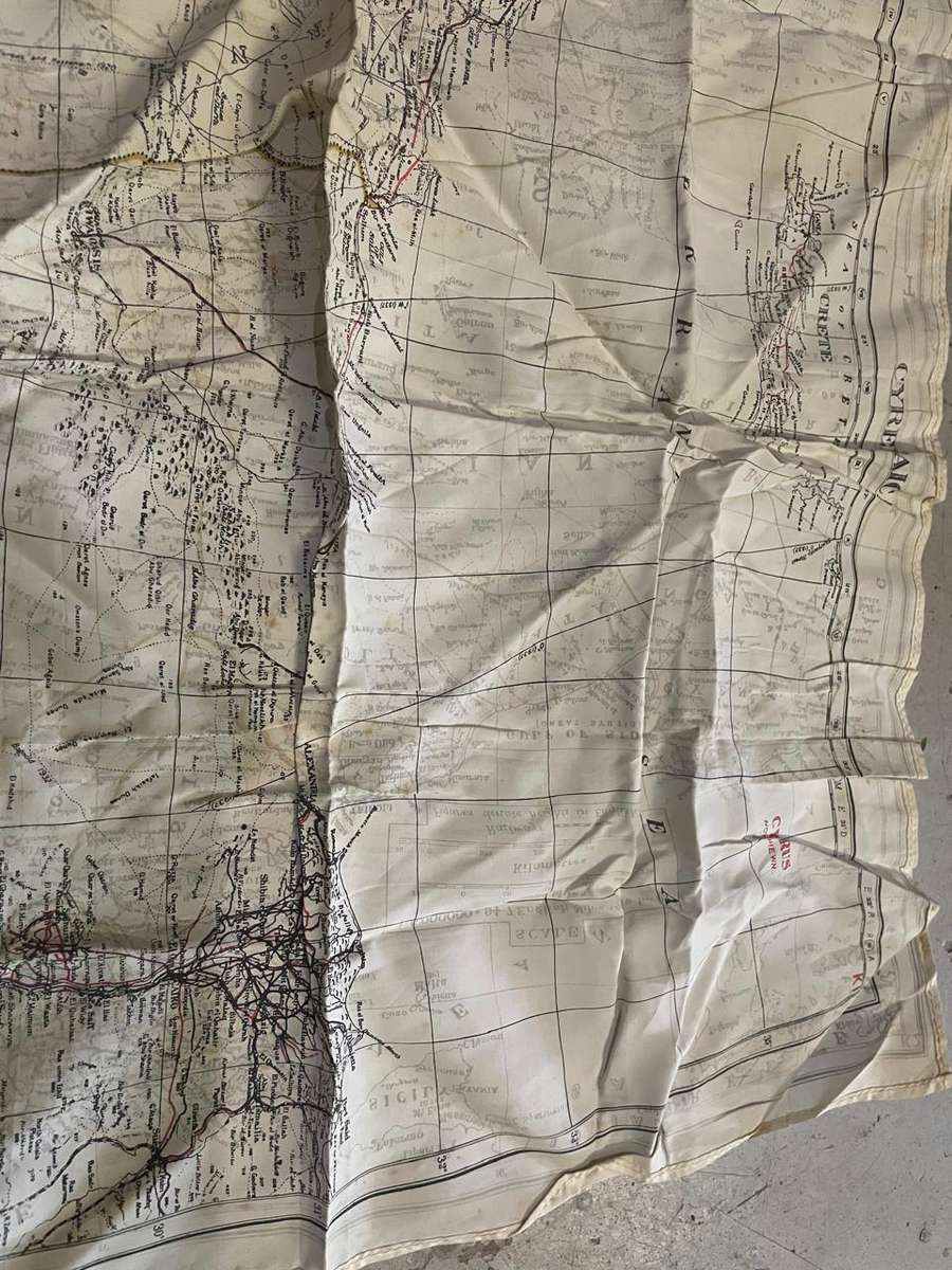 WW11 Pilots Escape Map