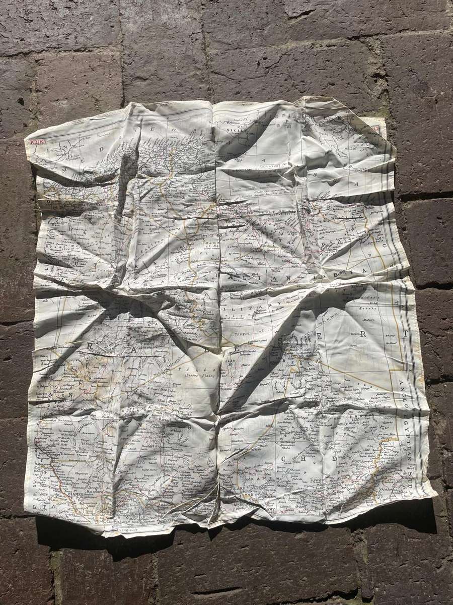 WW11 Pilots Escape Map