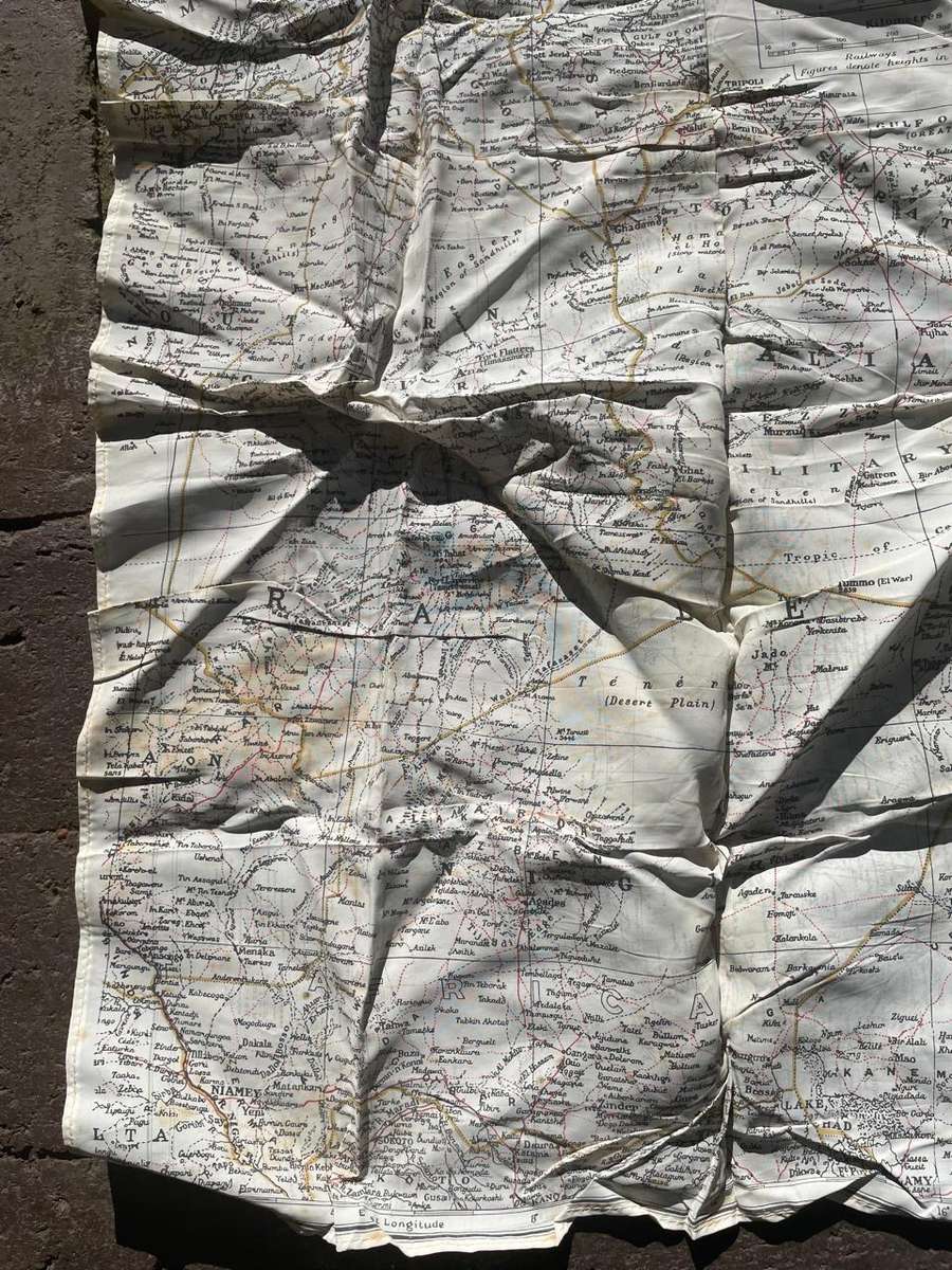 WW11 Pilots Escape Map