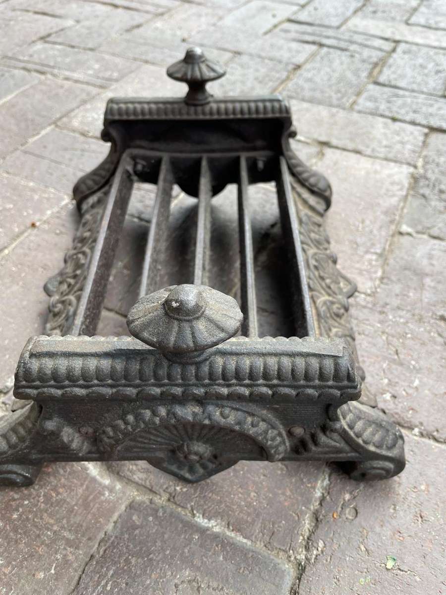 Victorian Cast Iron Bootscraper circa 1880, A Kenrick & Sons
