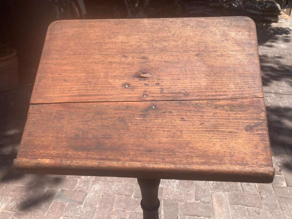 Vintage Cast Iron and Oregan Lecturn or Bible Stand