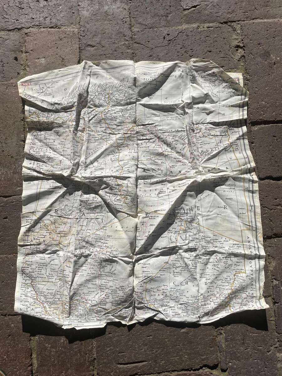 WW11 Pilots Escape Map